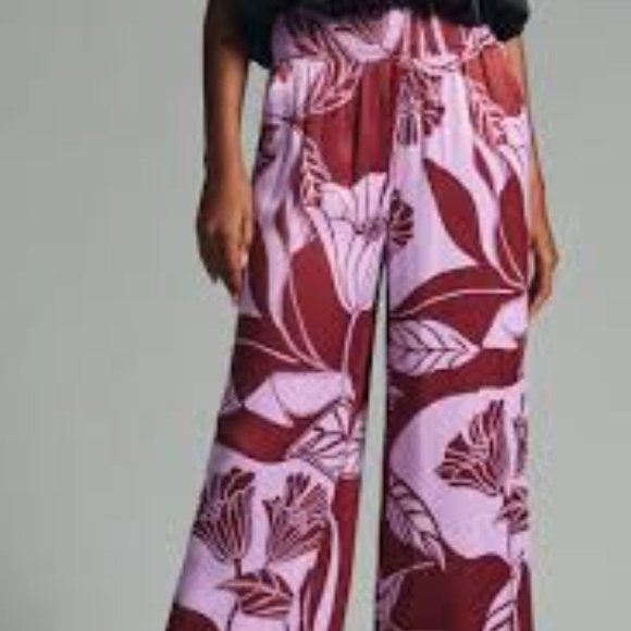 Brand New Beautiful Maeve Pull-On Floral Print Pants - Picture 12 of 14